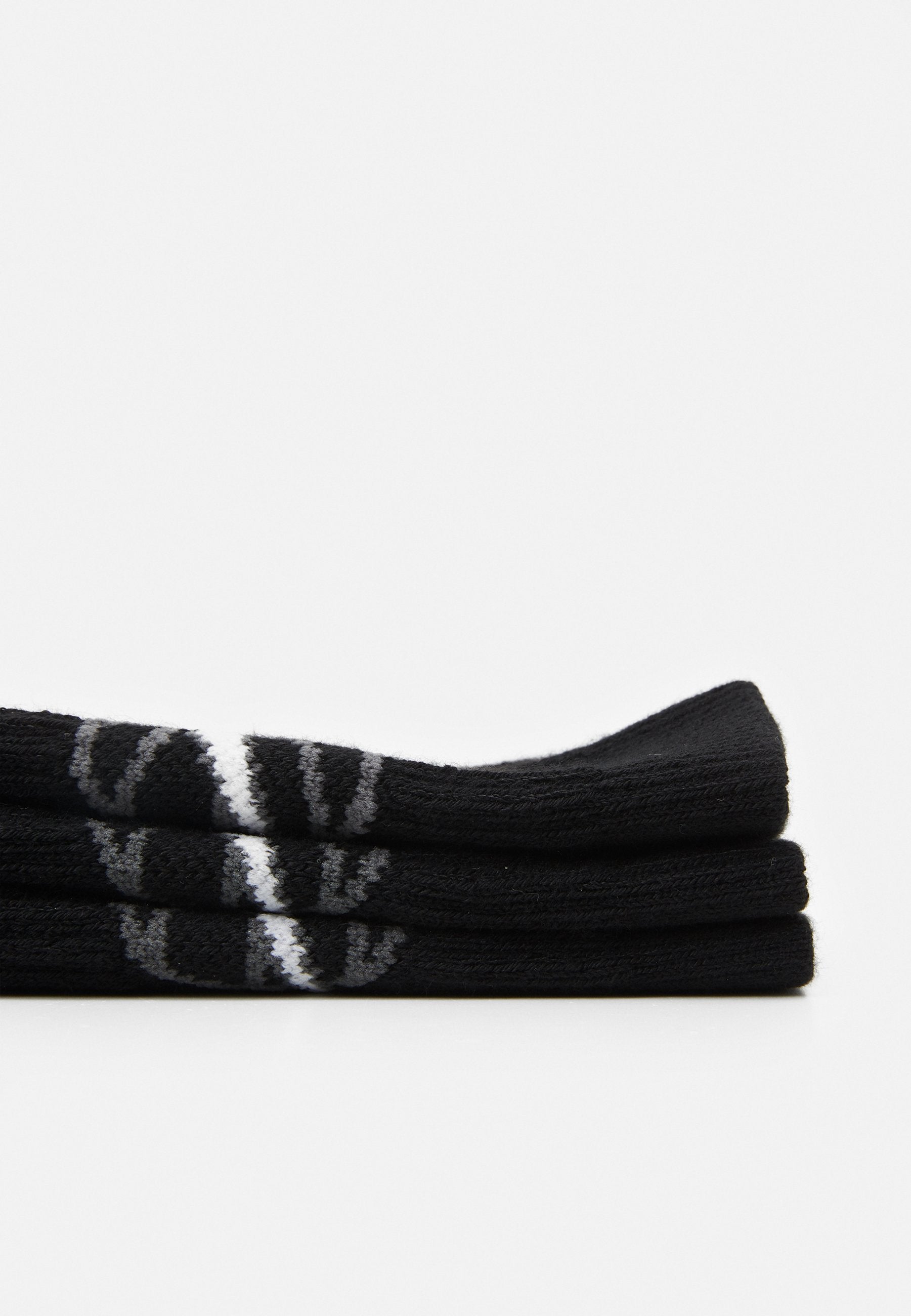 EVERYDAY CREW UNISEX 3 PACK - Sports socks - black/white