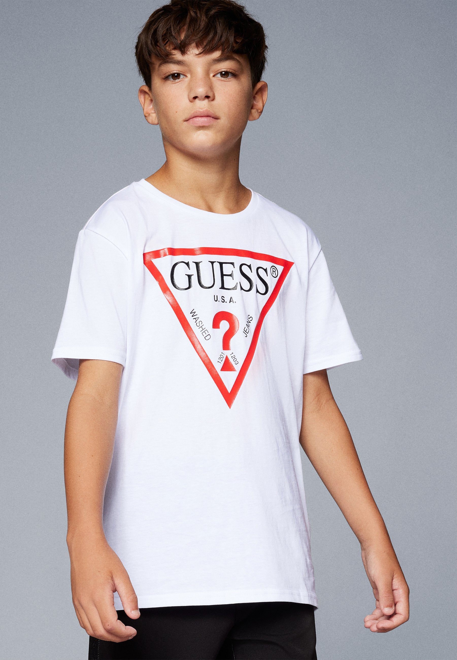 JUNIOR CORE - Print T-shirt - pure white