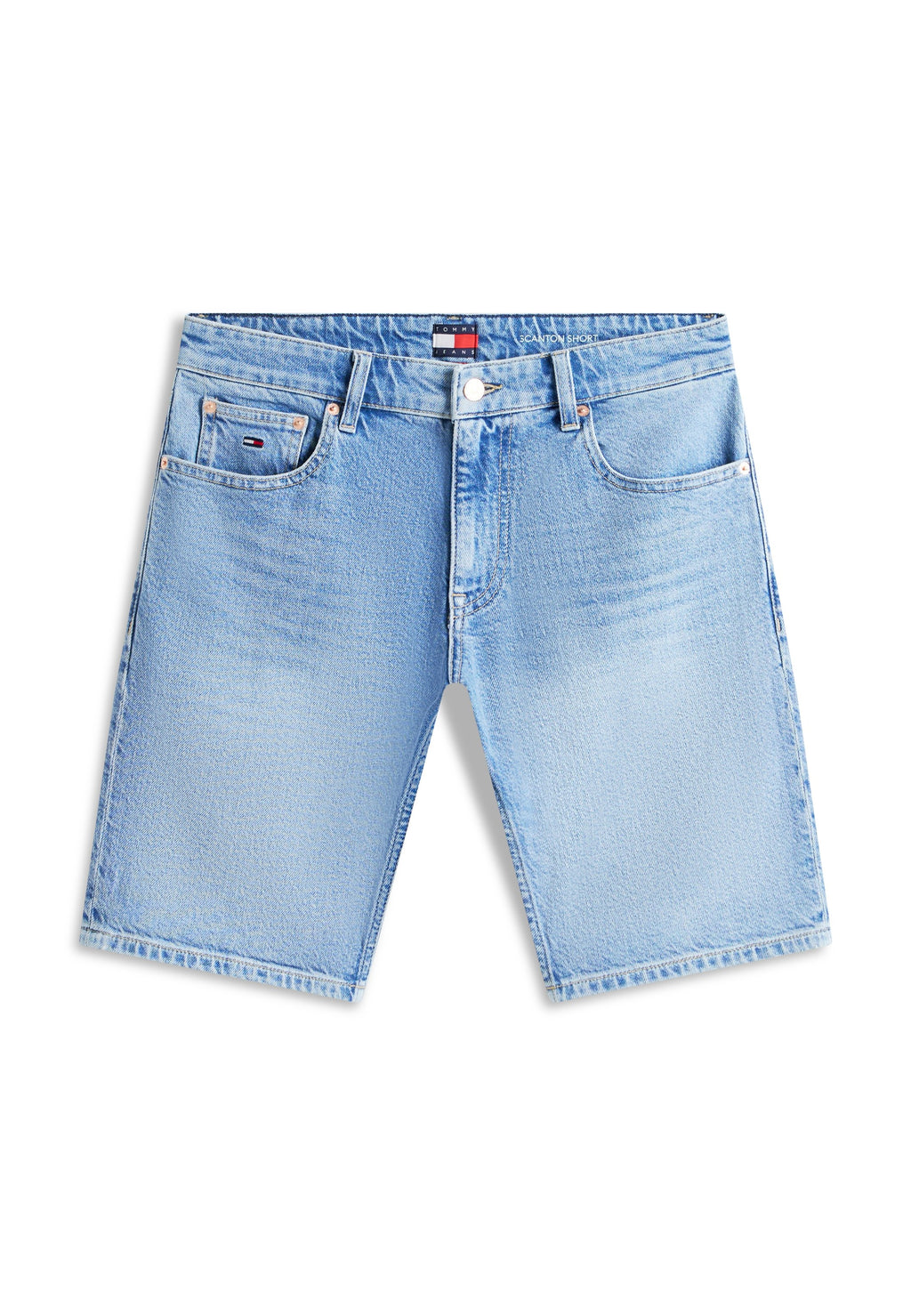 SCANTON WHISKERED SLIM DENIM SHORTS - Denim shorts - denim medium