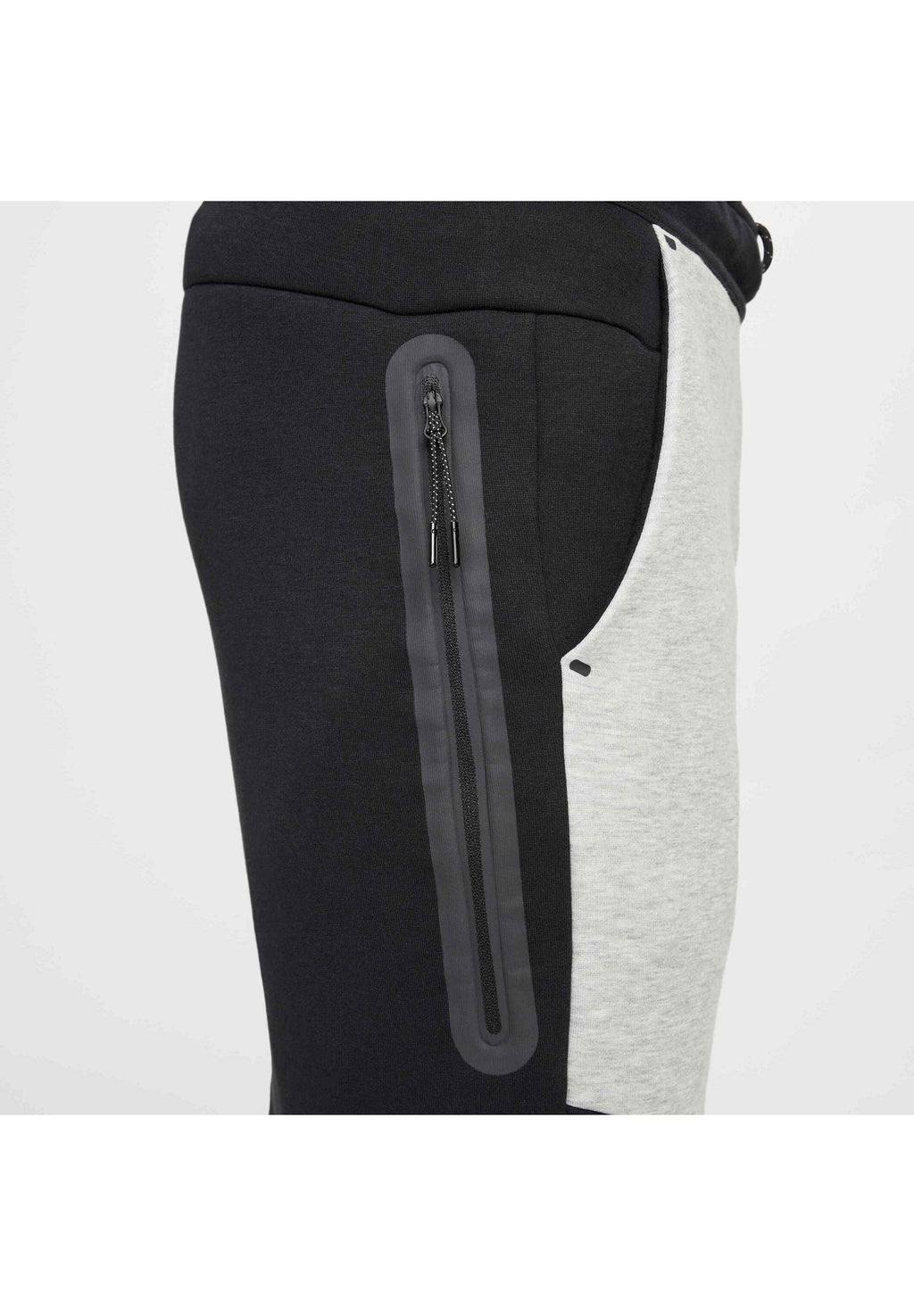 M NK TCH FLC JGGR - Bas de jogging - black dark grey heather black