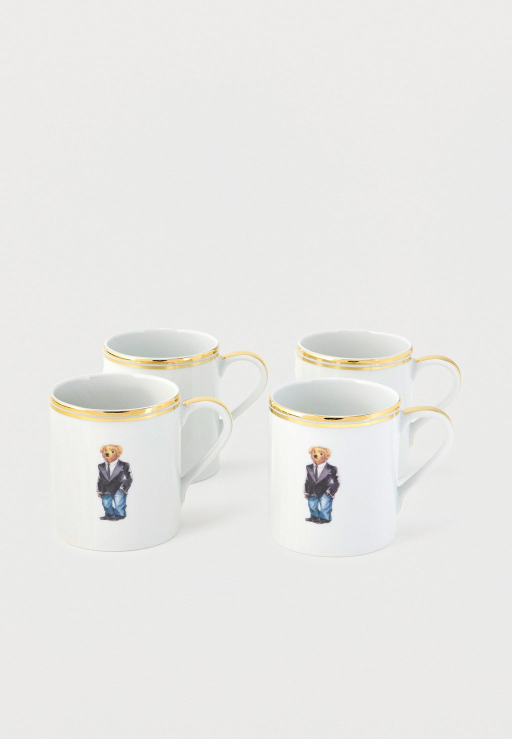 WILSHIRE TUXEDO 4 PACK - Cup - white/gold-coloured