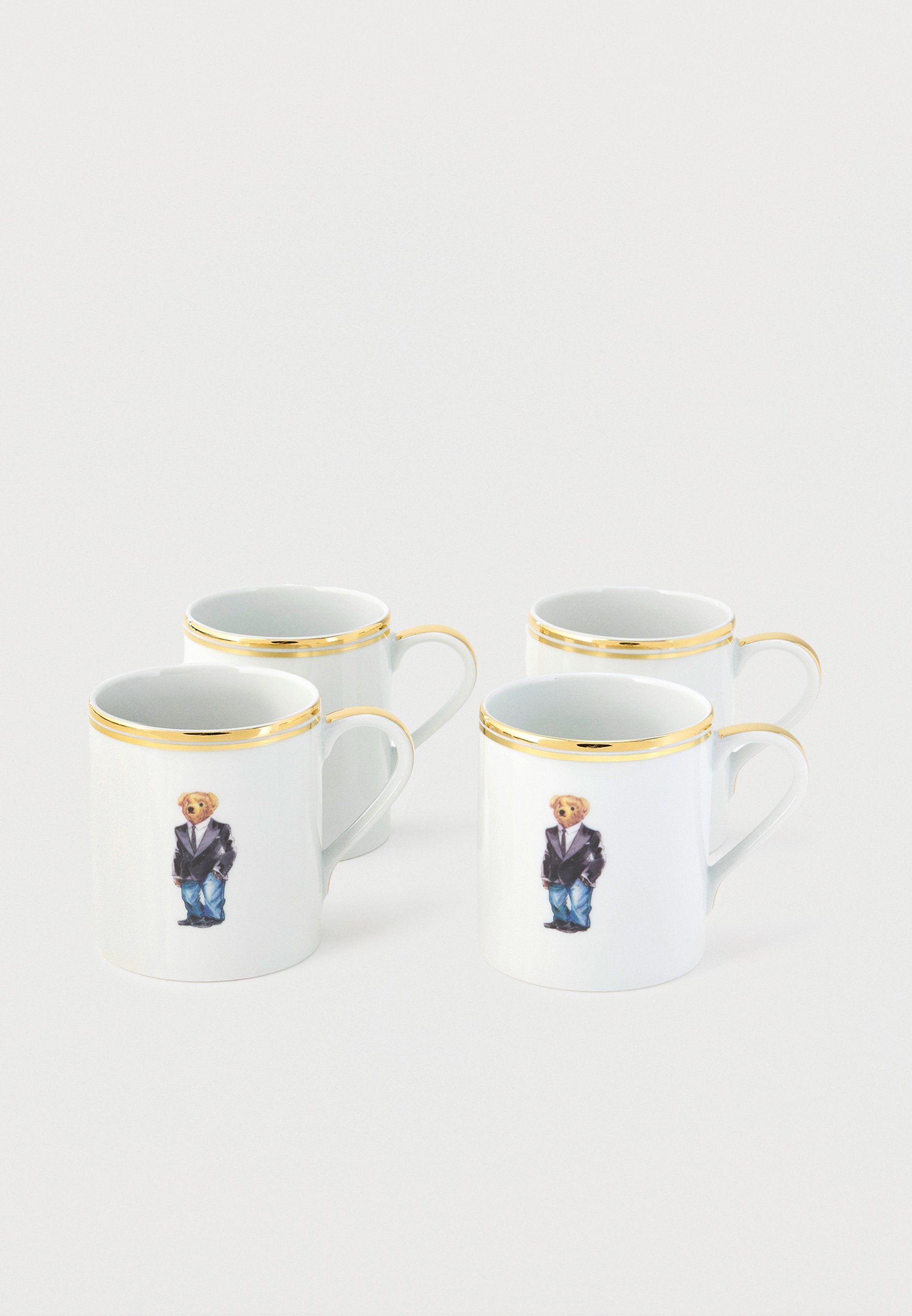 WILSHIRE TUXEDO 4 PACK - Cup - white/gold-coloured