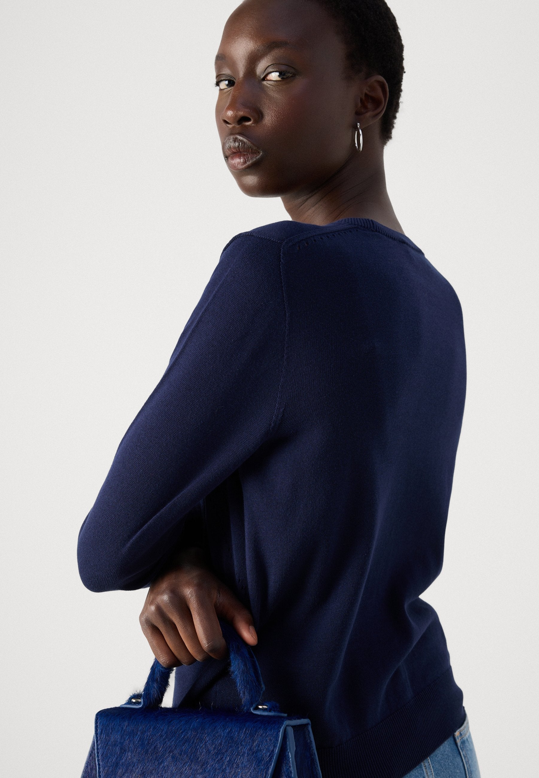 Jumper - navy blue