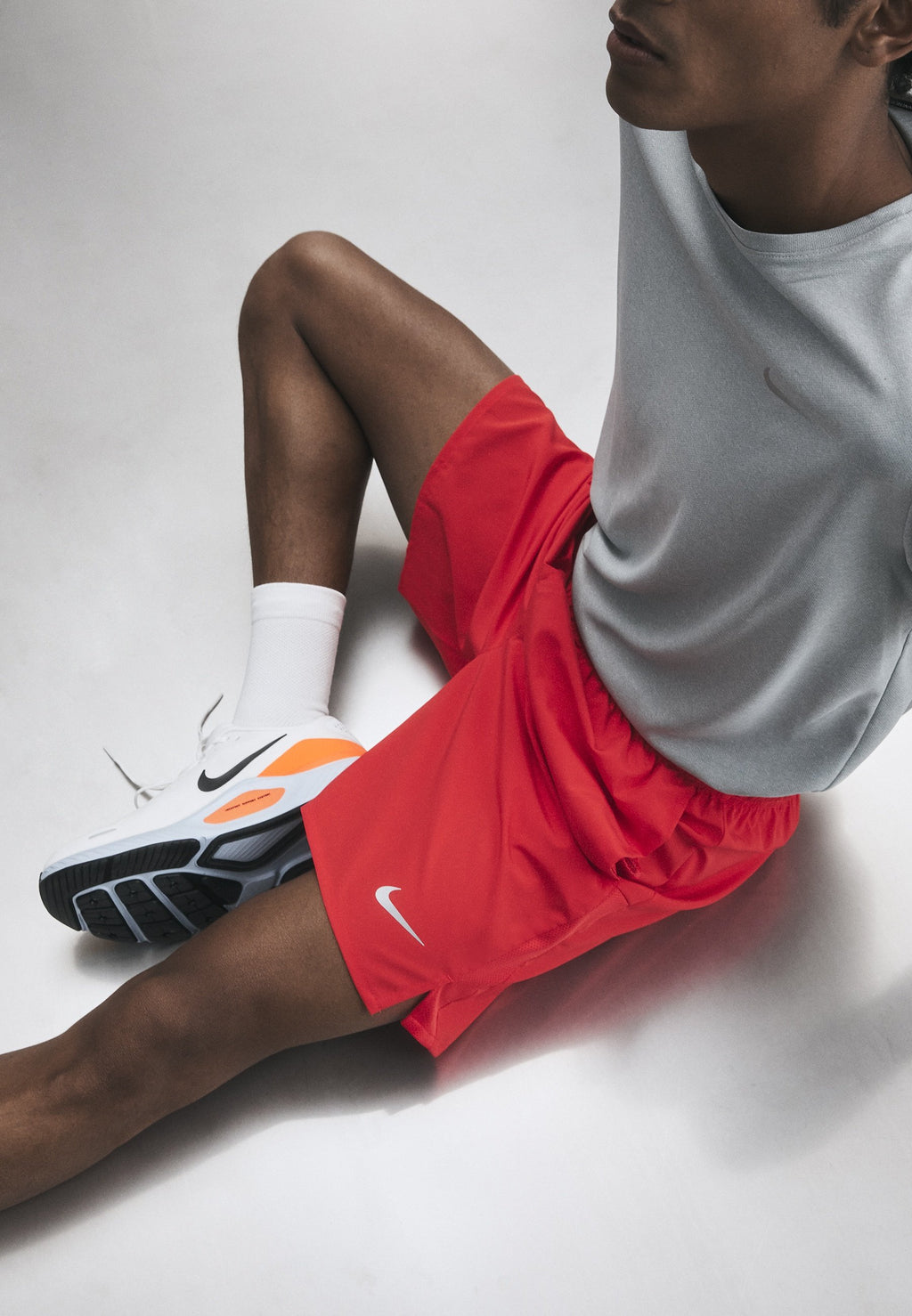 CHALLENGER SHORT - Sports shorts - light crimson/black/reflective silver-coloured