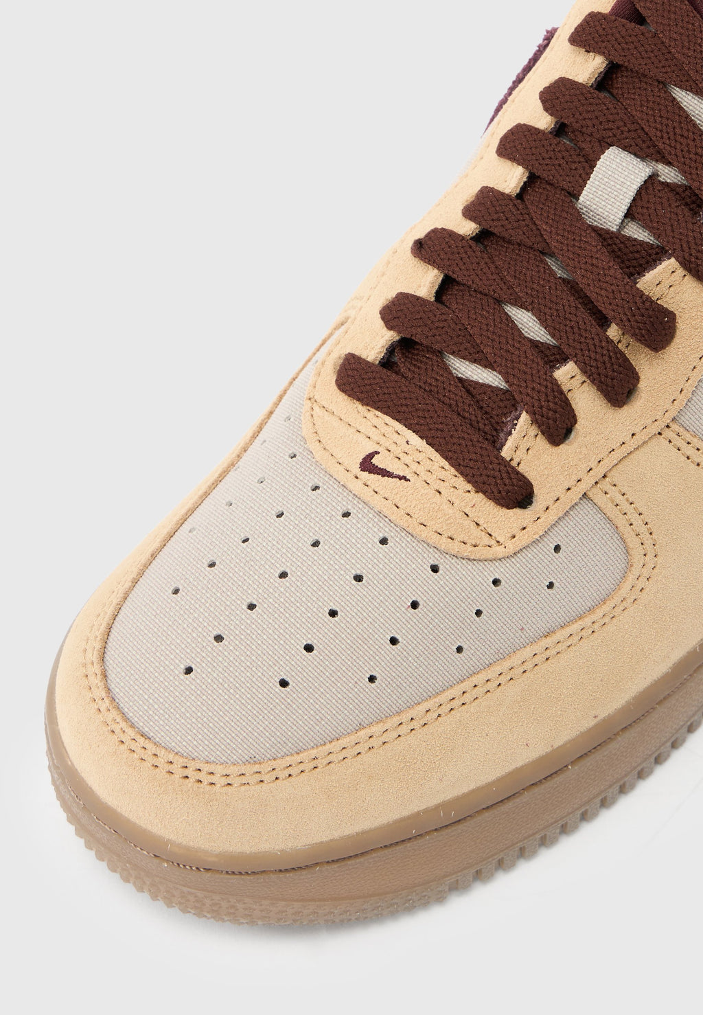 AIR FORCE 1 UNISEX - Trainers - burgundy crush/moon particle/mink brown/chocolate