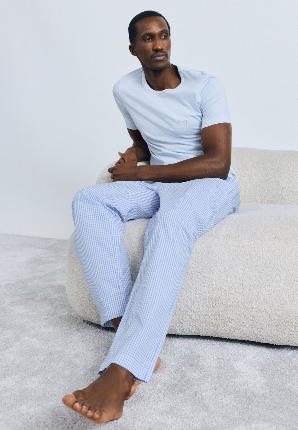 PANTS - Pyjama bottoms - light blue