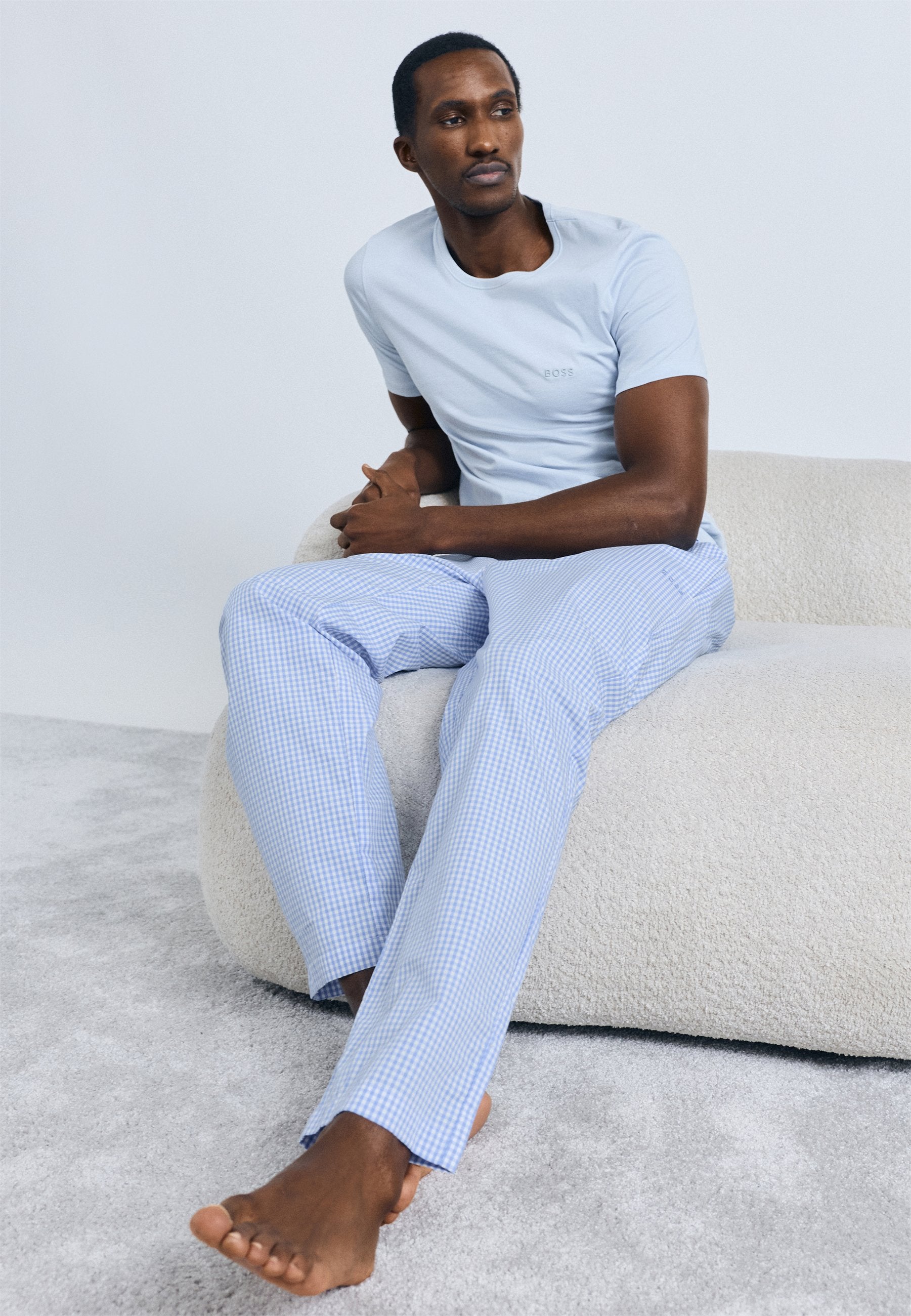 PANTS - Pyjama bottoms - light blue