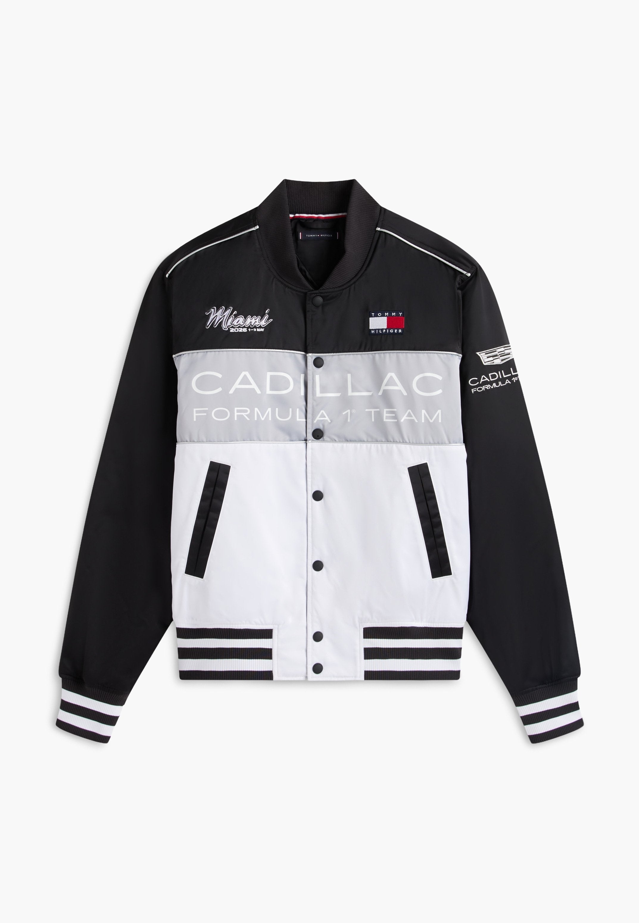 TH X CADILLAC FORMULA 1 TEAM MIAMI RACE JACKET UNISEX - Bomber Jacket - white /black/chrome-coloured