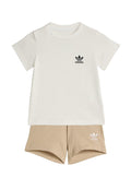 SHORT TEE UNISEX SET - Shorts - stone khaki
