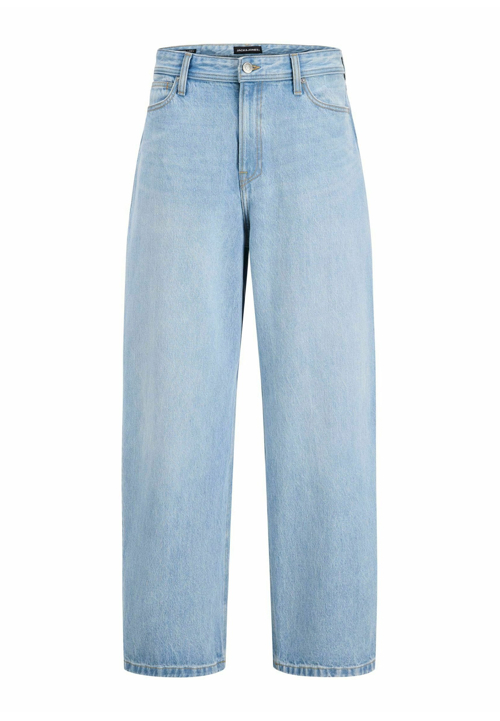 Barrel fit JJIJOEY JJCREW NS 870 ST LN - Baggy Jeans - blue denim