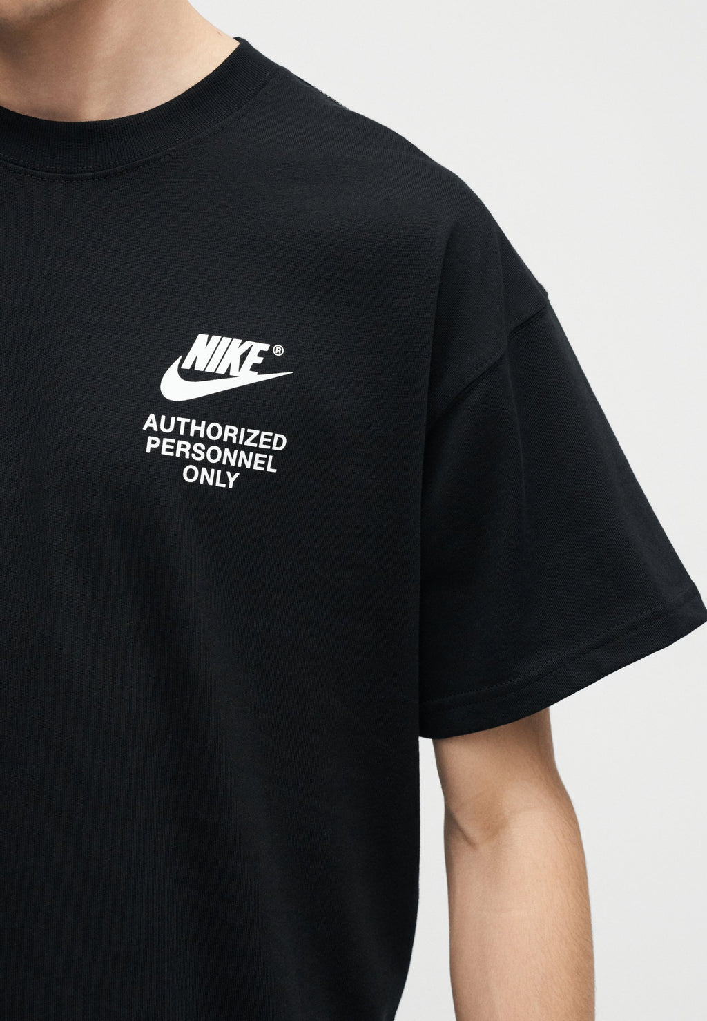 PERSONNEL TEE - Print T-shirt - black