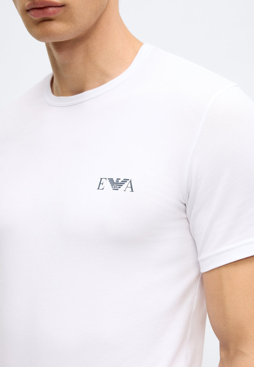 BOLD MONOGRAM PARTE ALTA CREW NECK 2 PACK - Undershirt - white/blue