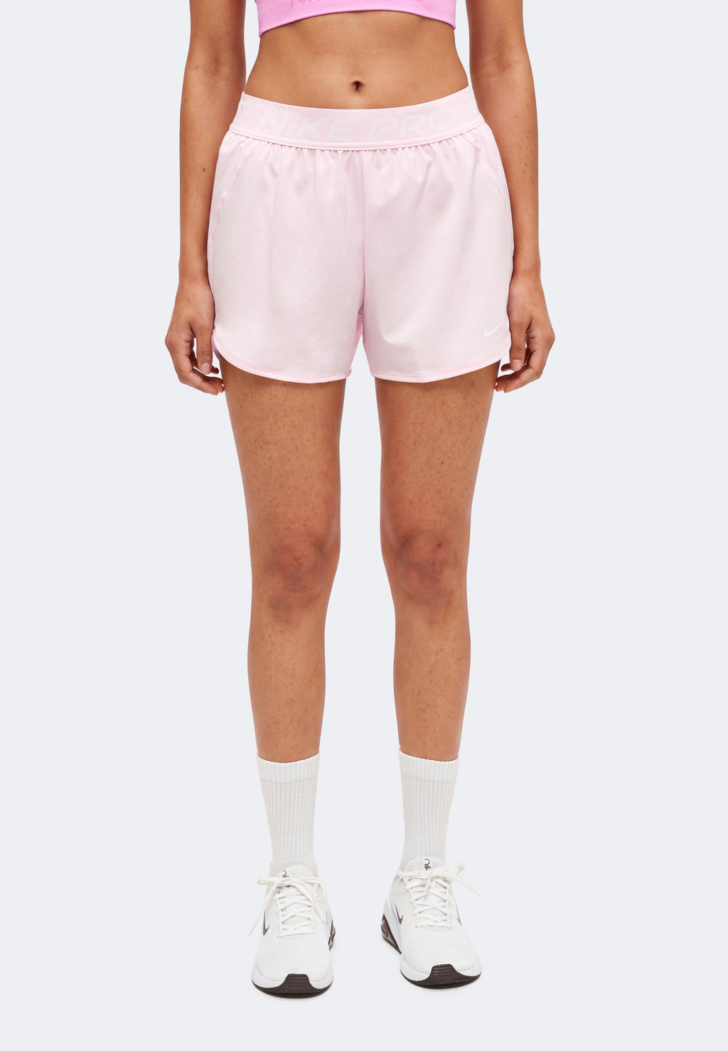 365 SHORT - Sports shorts - pink foam/white