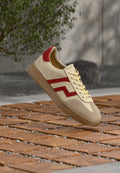 CUZIMA - Trainers - cream/red