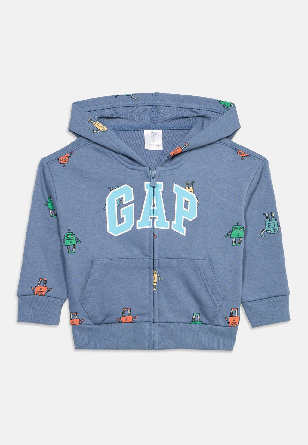 LOGO - Zip-up sweatshirt - bainbridge blue