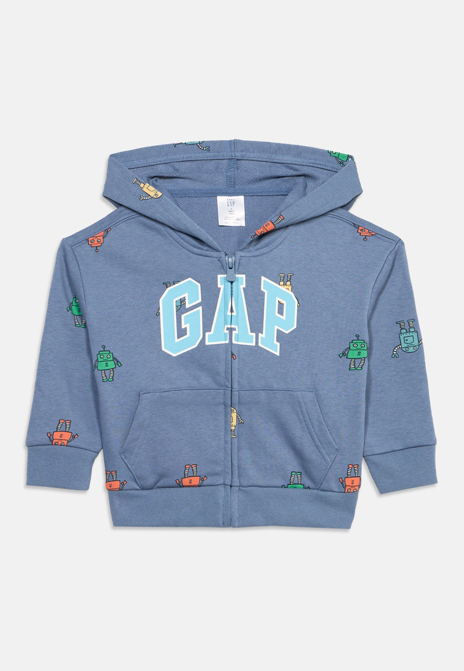 LOGO - Zip-up sweatshirt - bainbridge blue