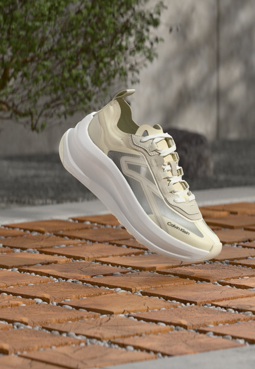 CHUNKY RUN - Trainers - bright white/marshmallow/ecru