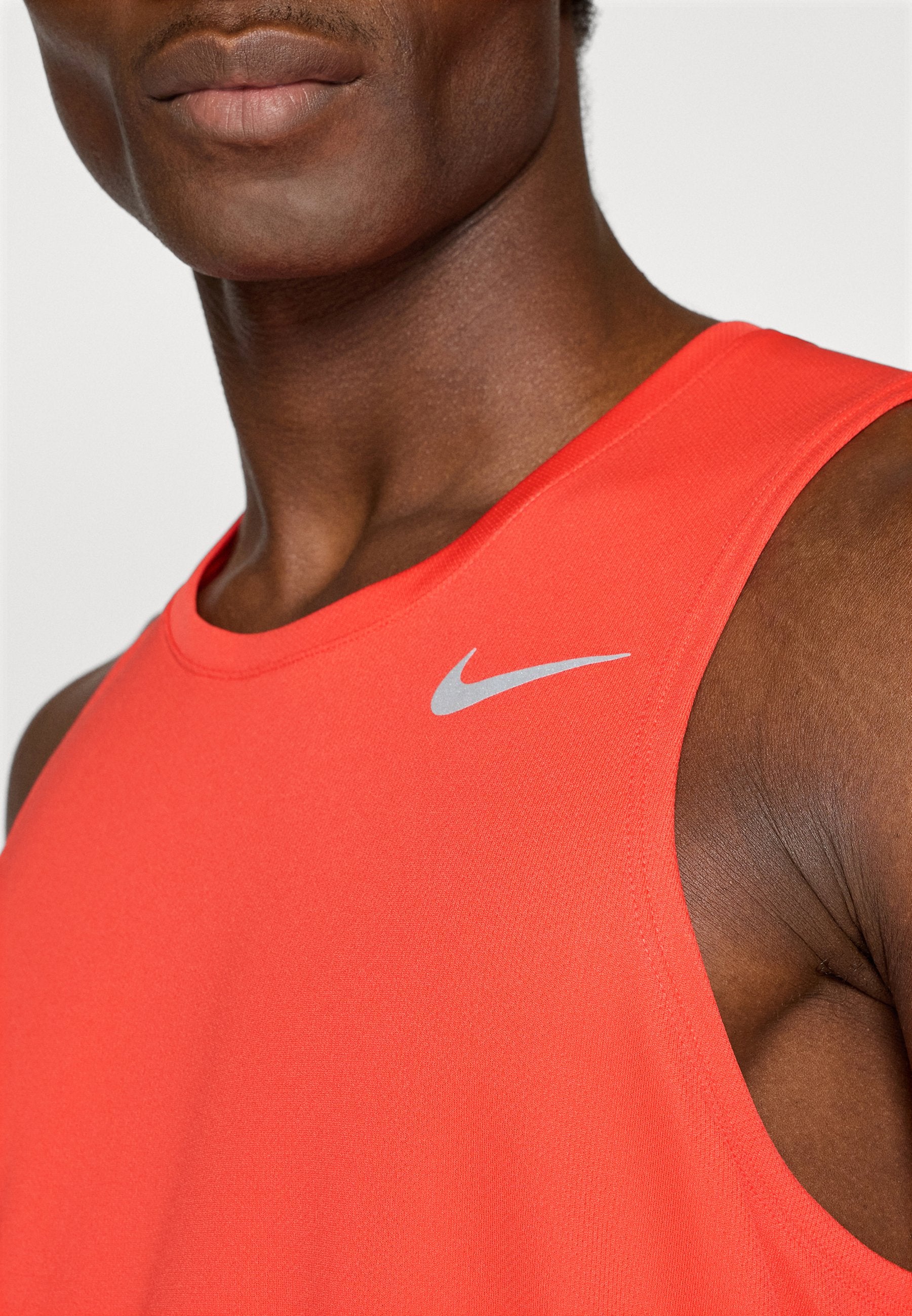 MILER TANK - Top - crimson/reflective silver-coloured