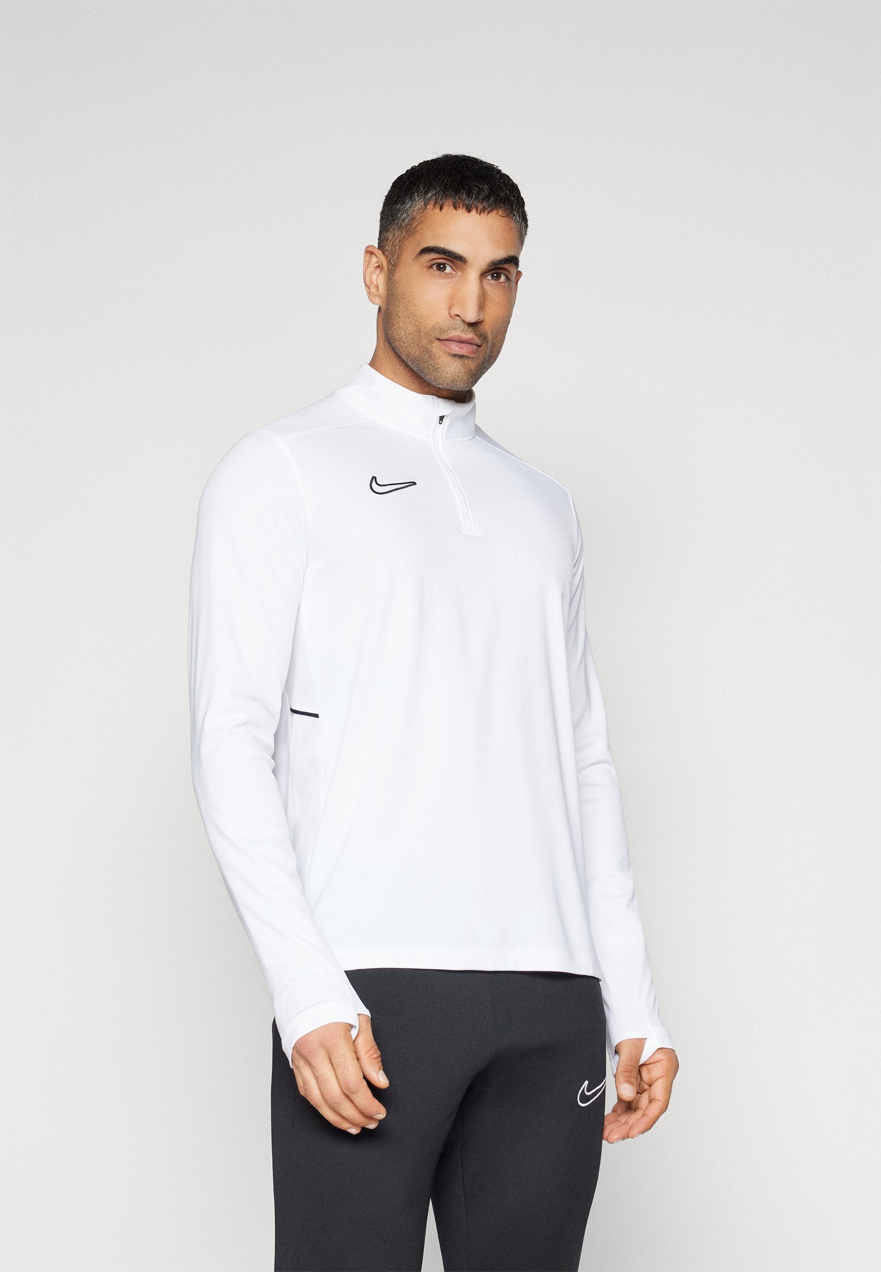 NIKE ACADEMY - قميص بأكمام طويلة - أبيض أبيض أسود