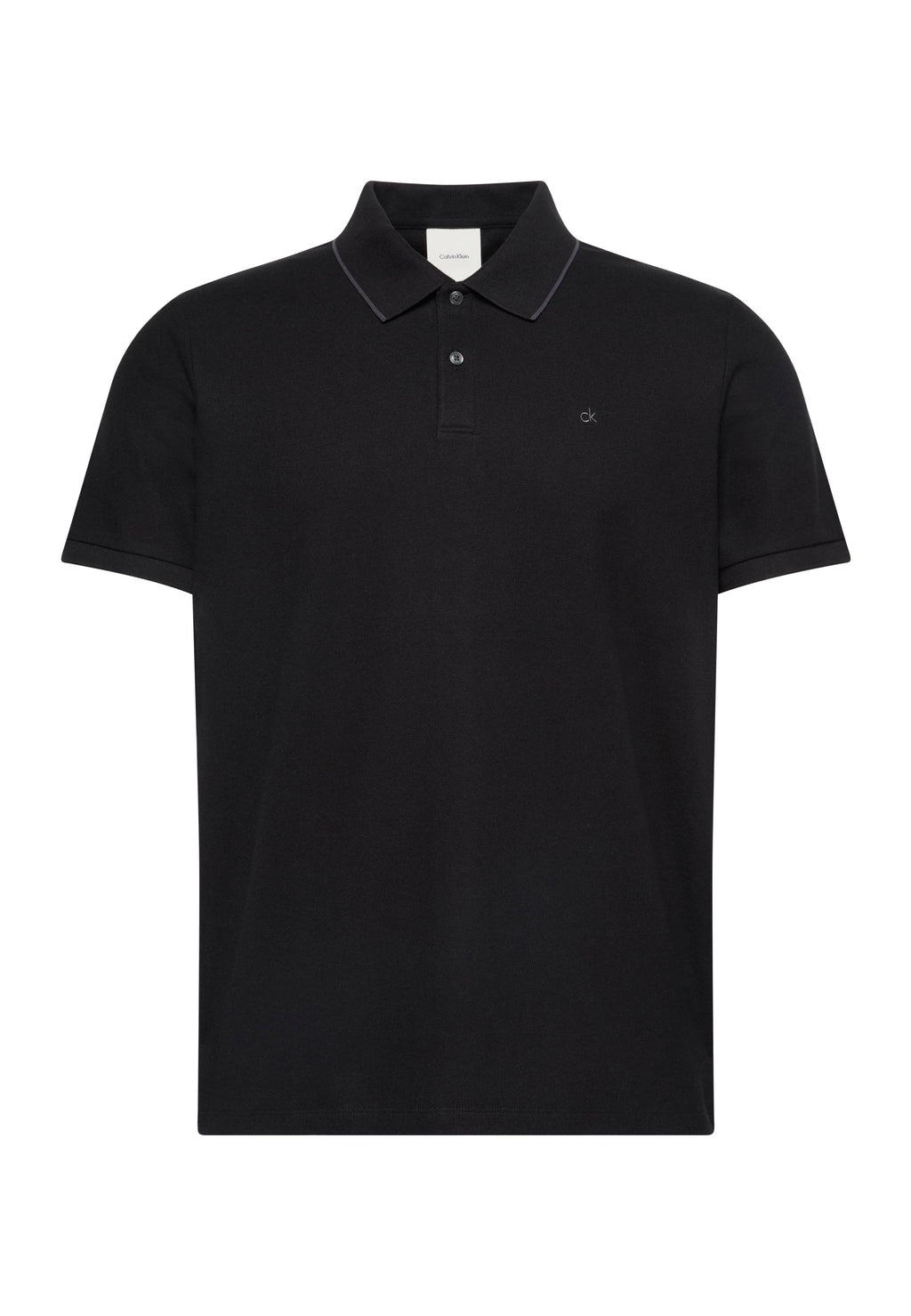 REFINED TIPPED CLASSIC - Polo shirt - black