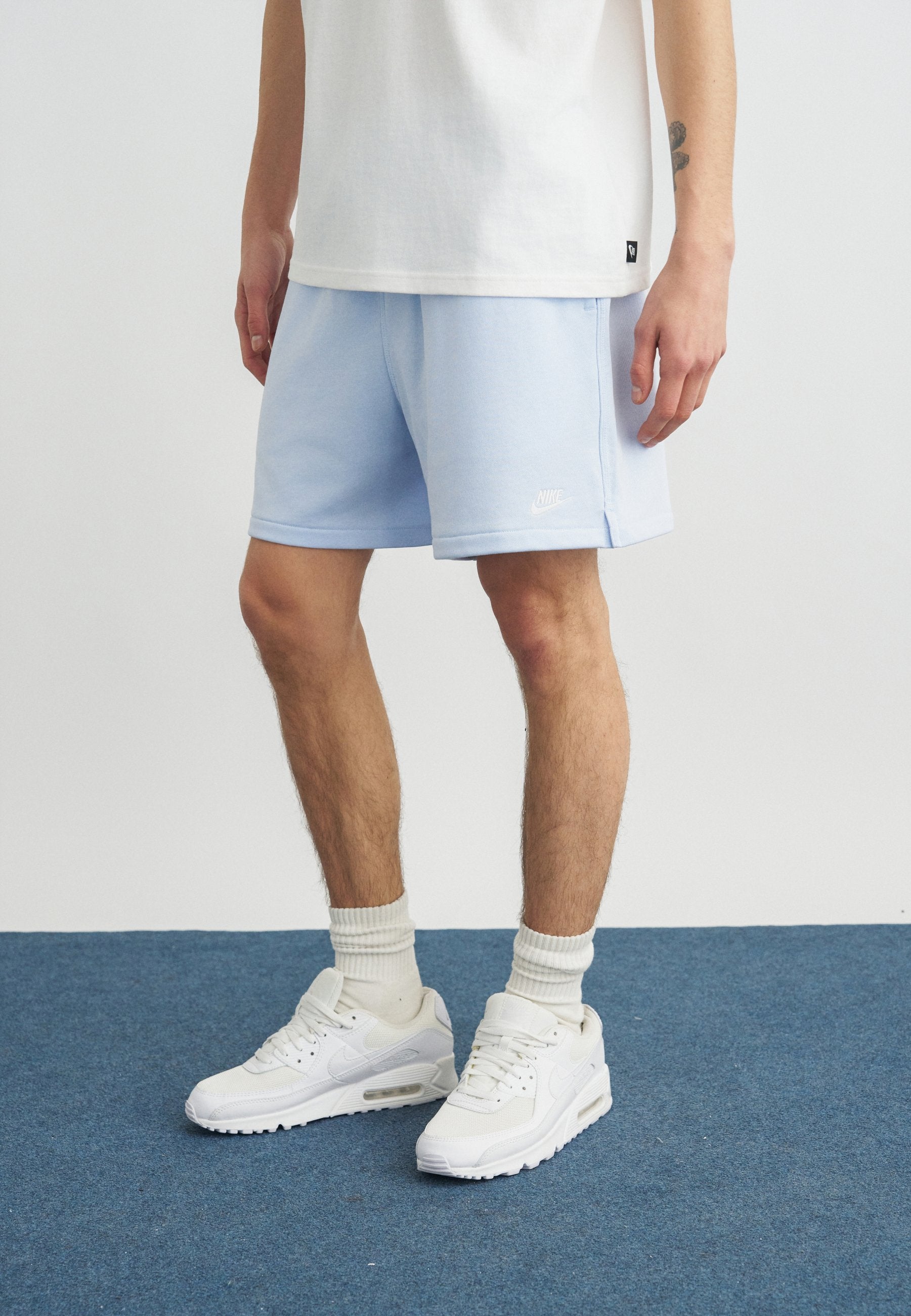 CLUB FLOW - Bas de jogging - bleu hydrogène/blanc