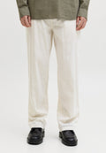 Joggers Wide Leg Fit - Trousers - string melange