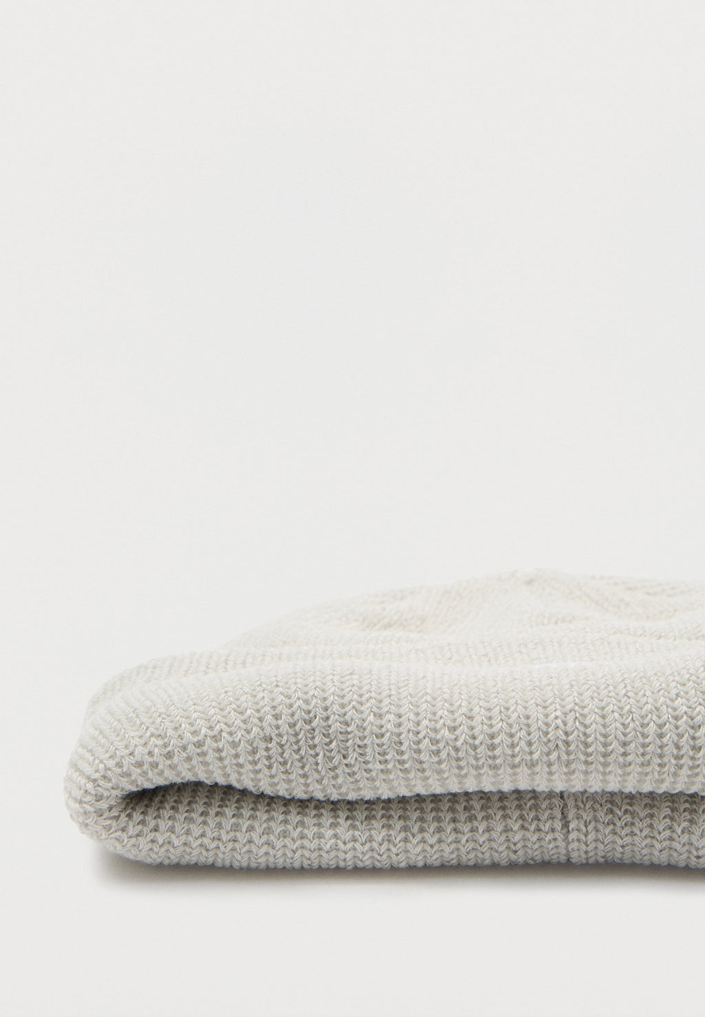 CORE CUFF UNISEX - Beanie - grey matter/white