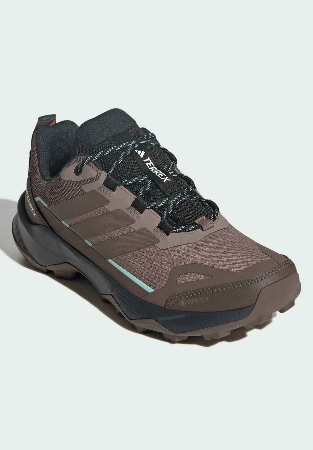 SKYCHASER AX5 GORE TEX - Hiking shoes - trace brown   earth strata   semi impact orange