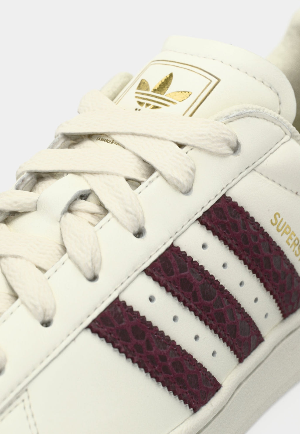 SUPERSTAR II W - Trainers - off white/maroon/gold-coloured metallic