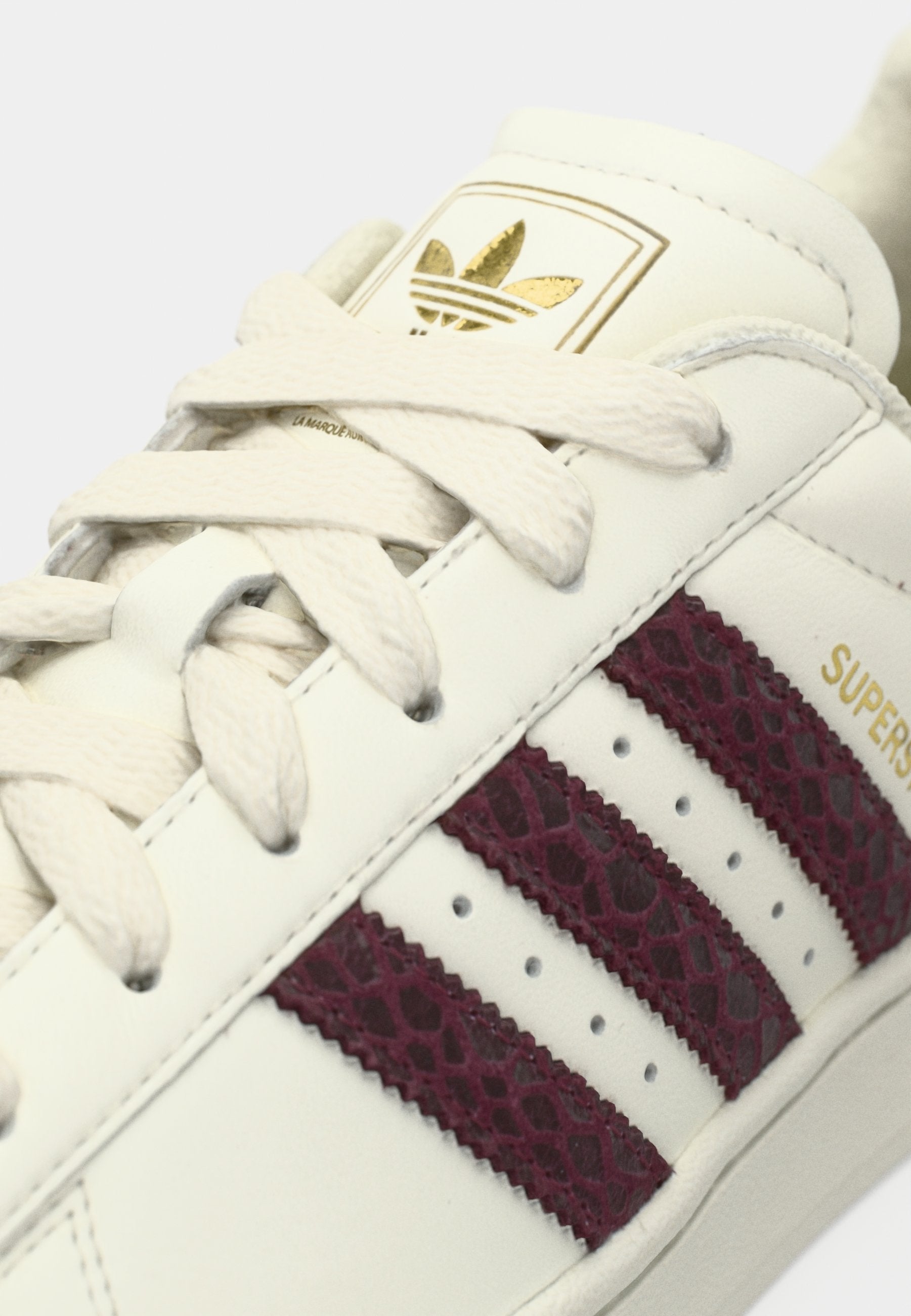 SUPERSTAR II W - Trainers - off white/maroon/gold-coloured metallic