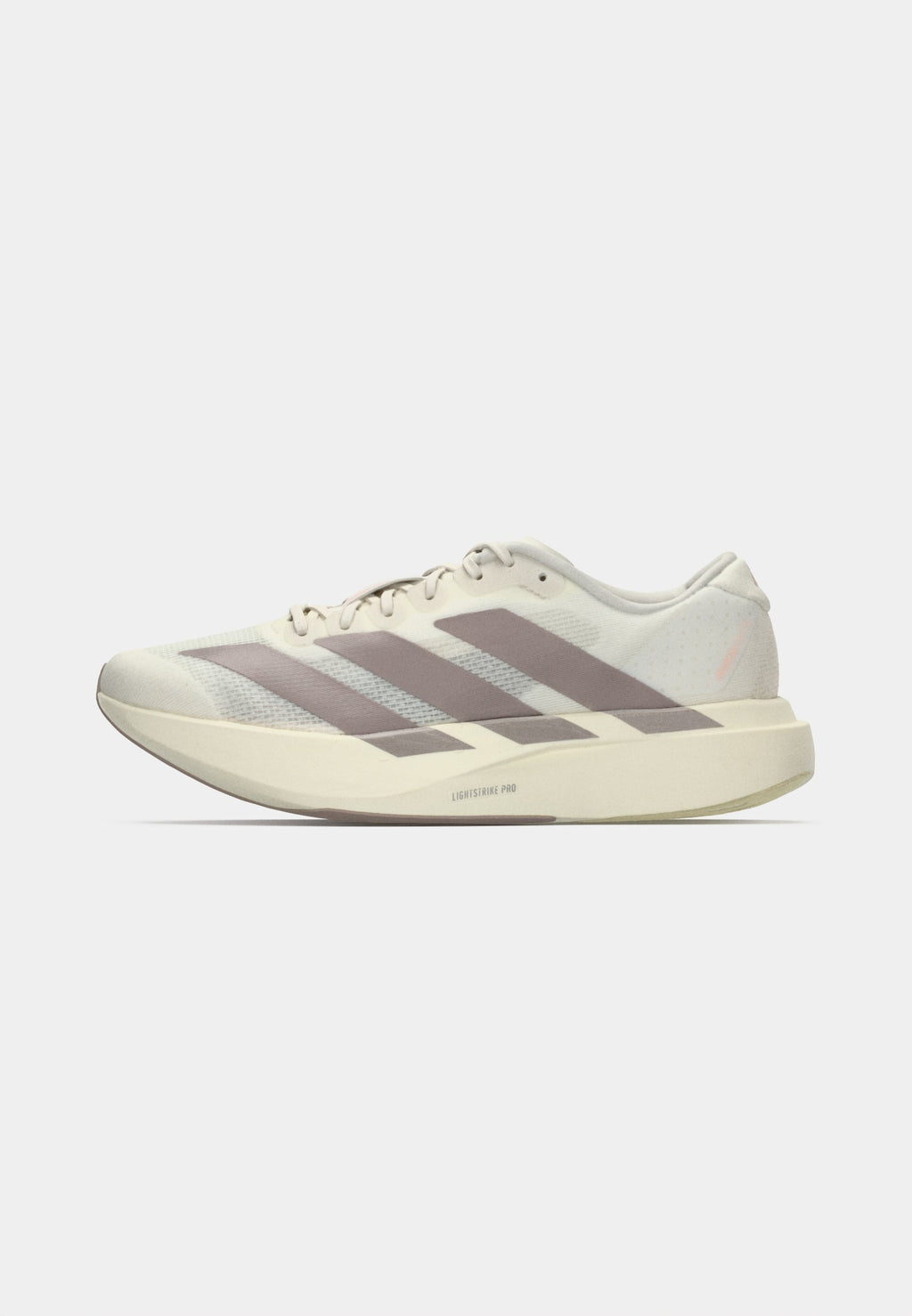 ADIZERO EVO SL W - Trainers - off white/silver-coloured metallic/blush pink