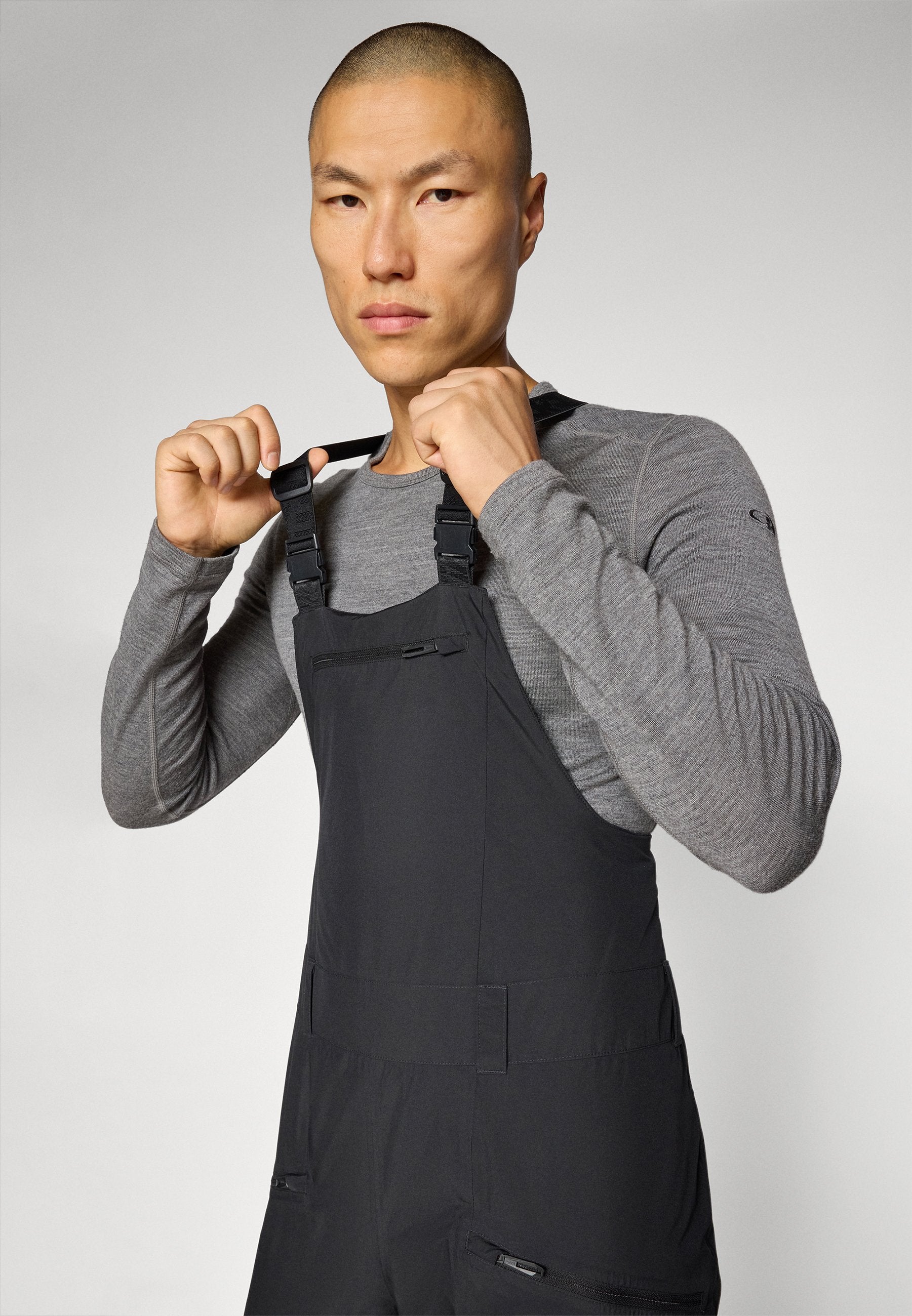 BIB PANT - Ski pants - black
