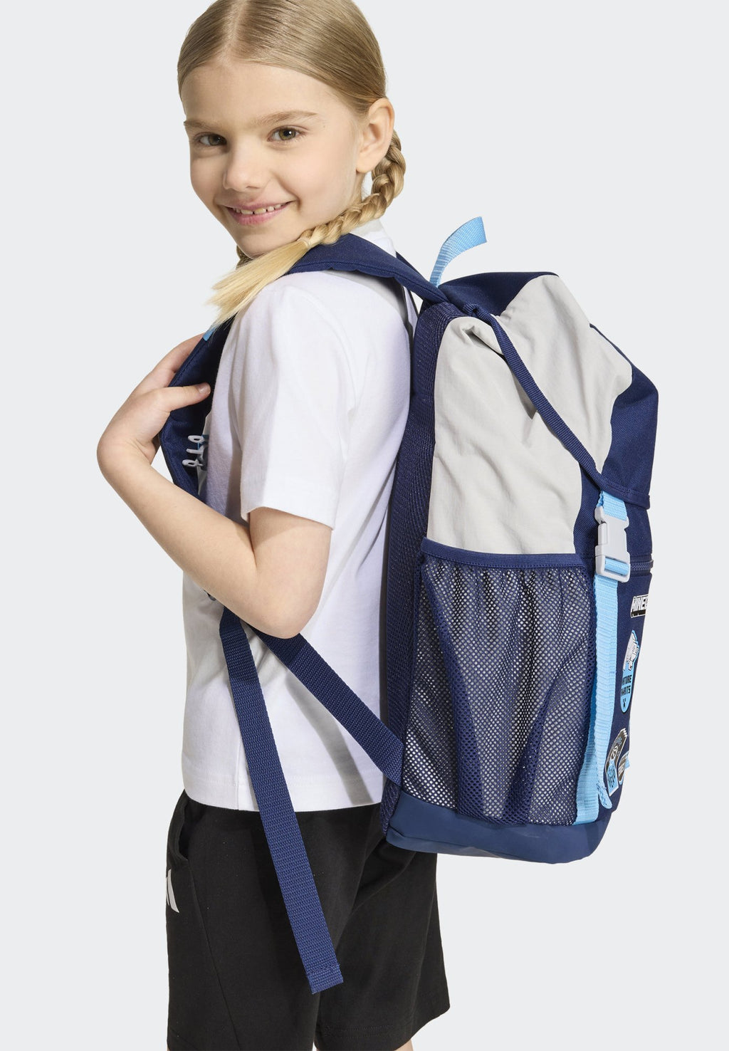 Y MINECRAFT BPK - Sac à dos - bleu foncé/gris clair uni