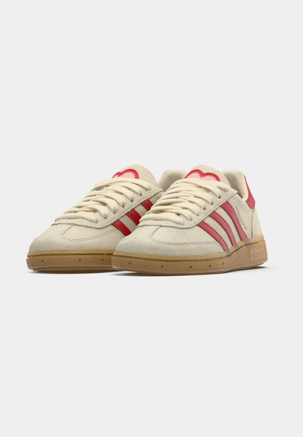 HANDBALL SPEZIAL UNISEX - Trainers - cream white/better scarlet/sandy pink