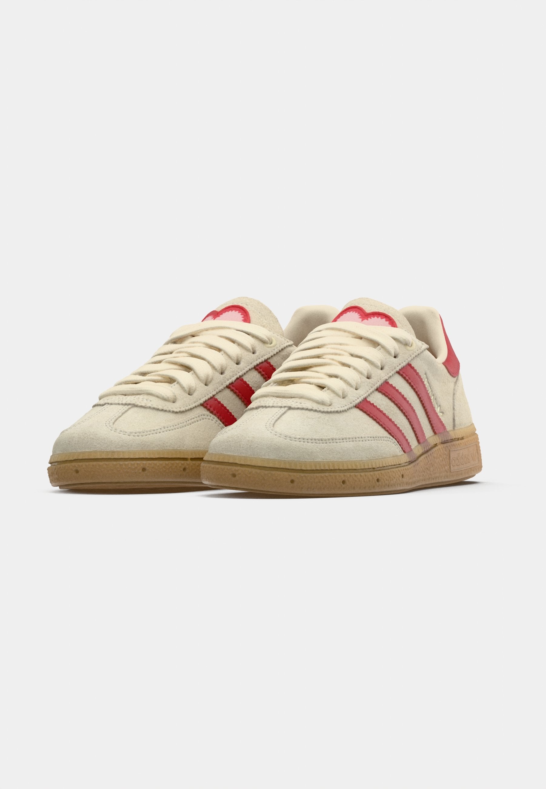 HANDBALL SPEZIAL UNISEX - Trainers - cream white/better scarlet/sandy pink