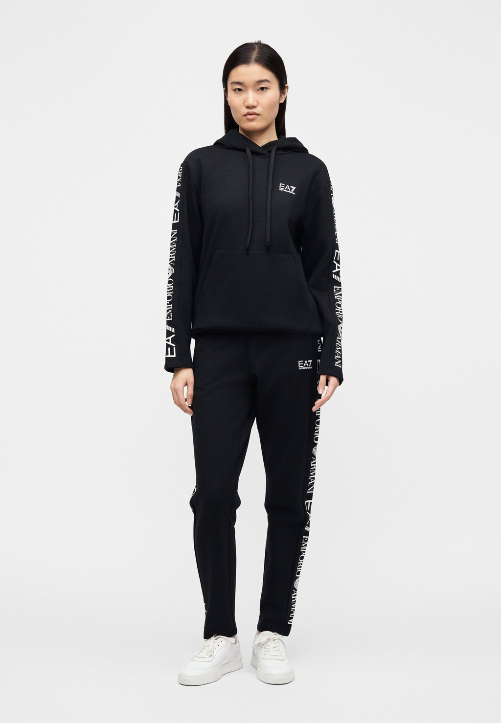 SET - Tracksuit - black/white