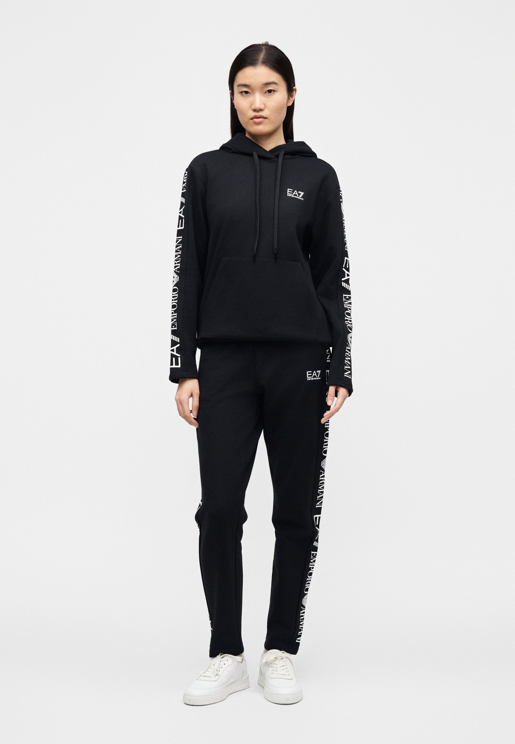 SET - Tracksuit - black/white