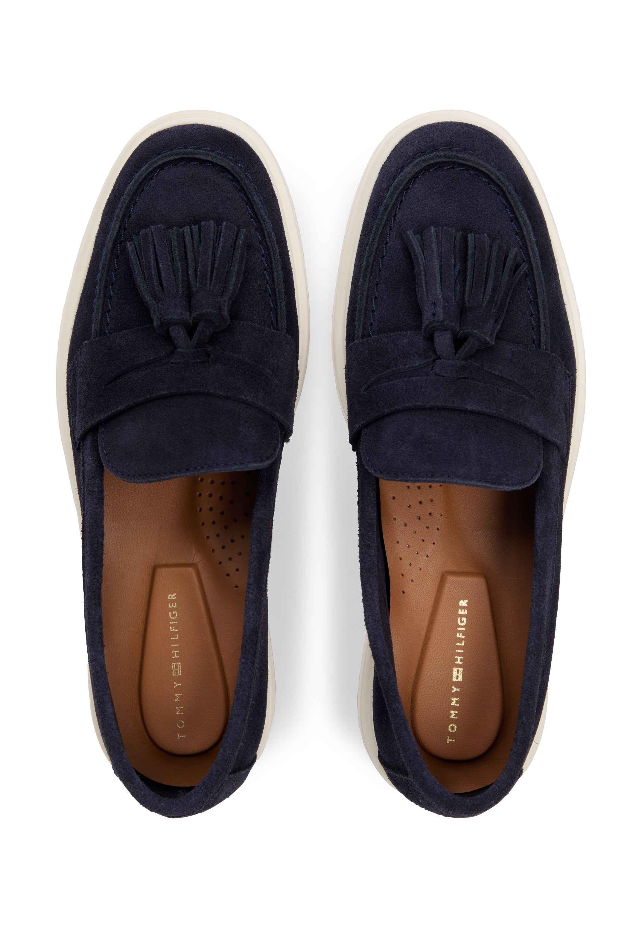 LIGHTWEIGHT SUEDE TASSEL LOAFERS - Slip-ons - space blue