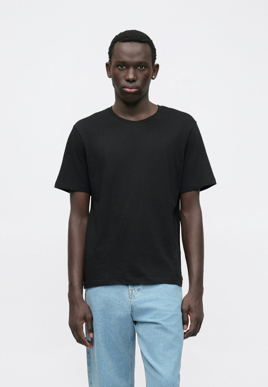 JJEORGANIC BASIC TEE O NECK 5 PACK - Basic T-shirt - black