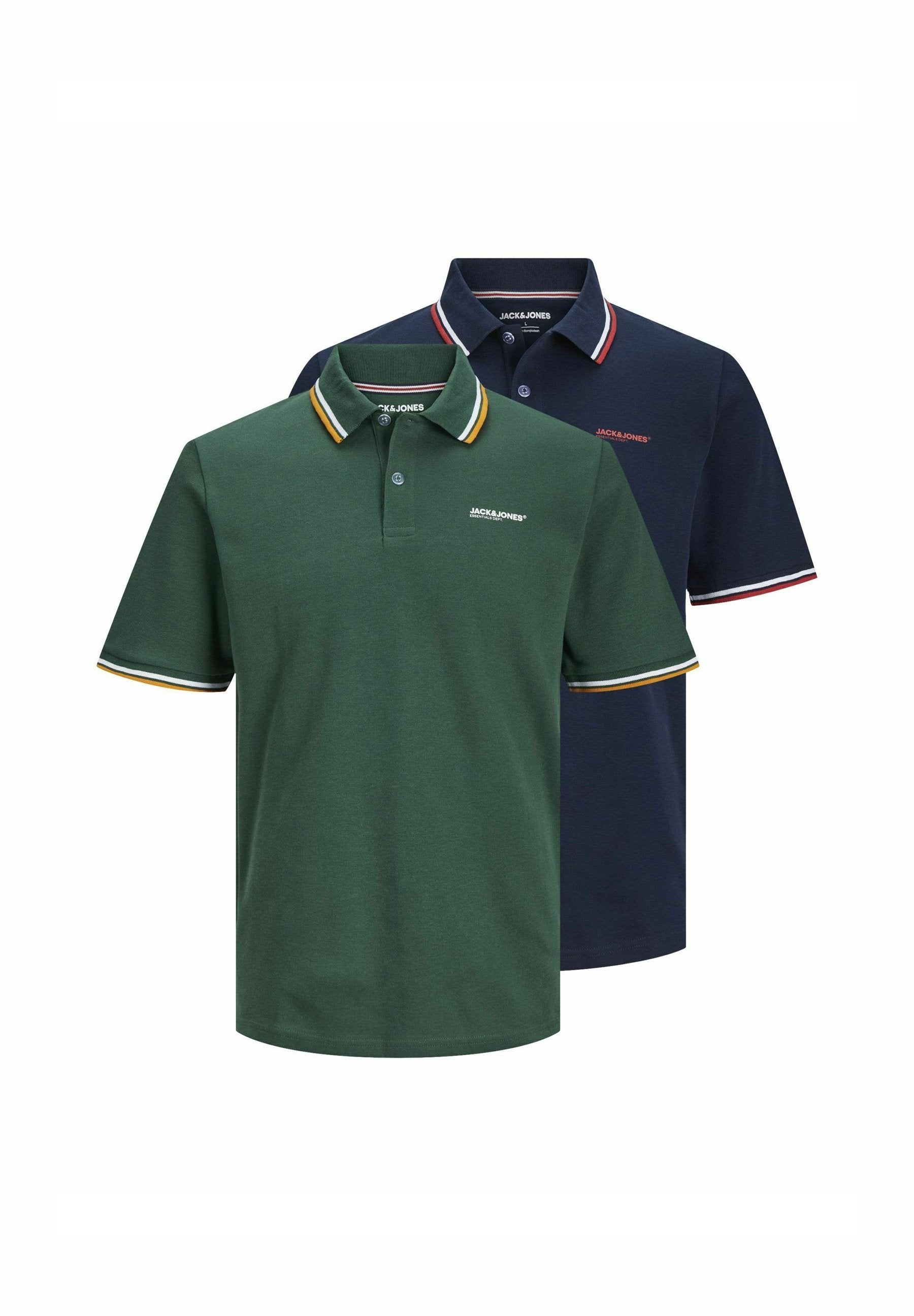 2-pack Printed - Polo shirt - navy blazer