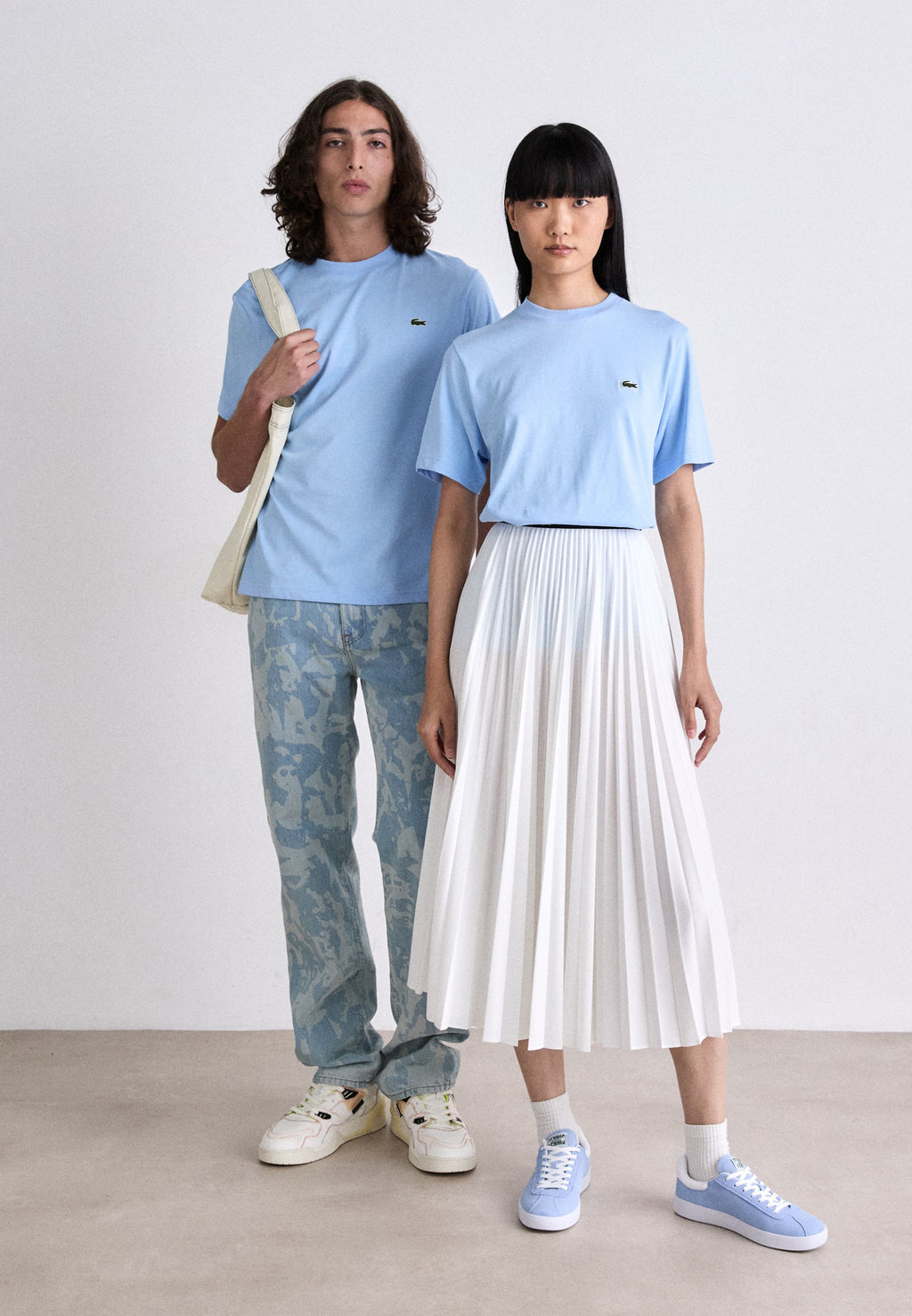 UNISEX - Print T-shirt - light blue