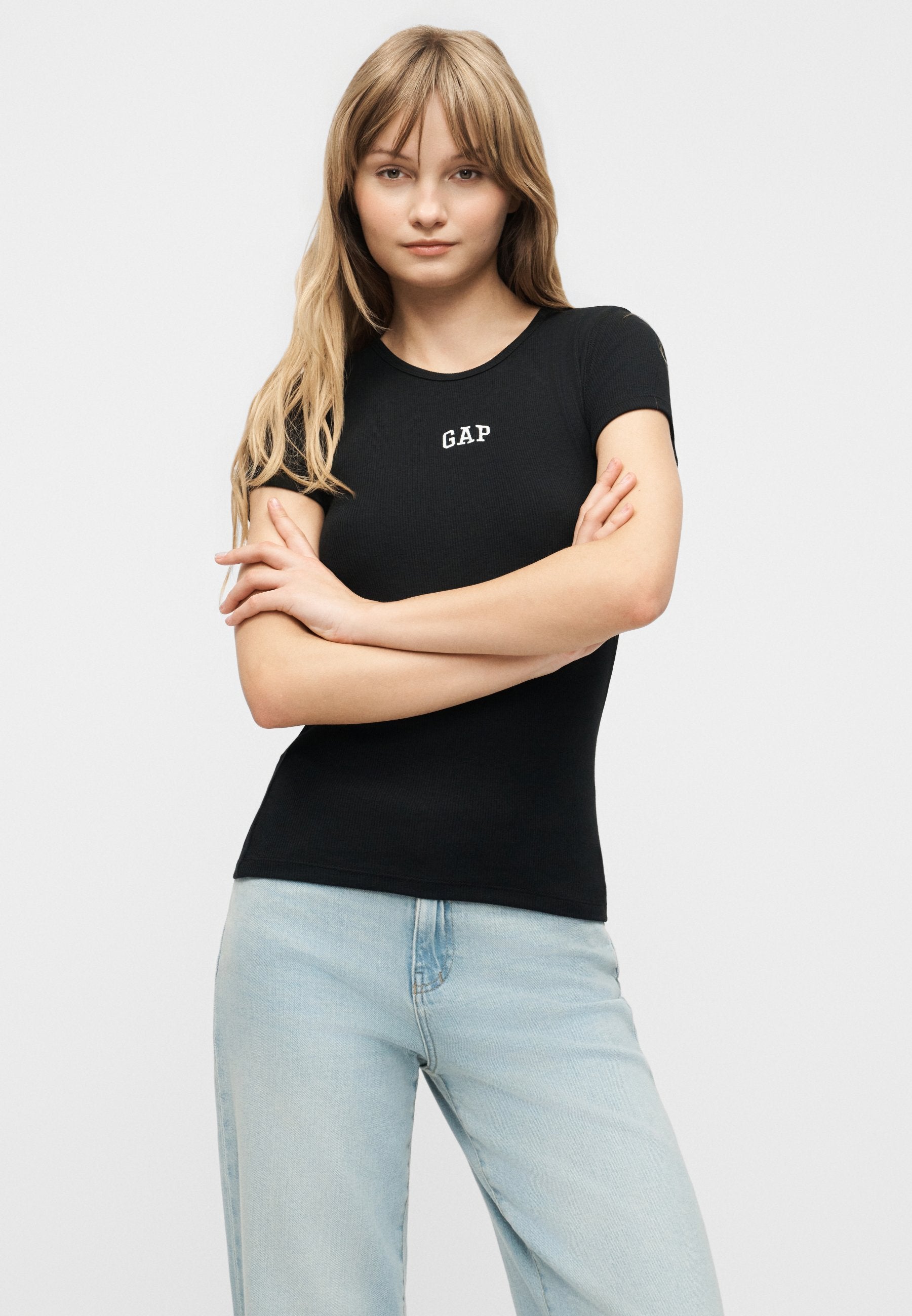 LOGO TEE - Basic T-shirt - black