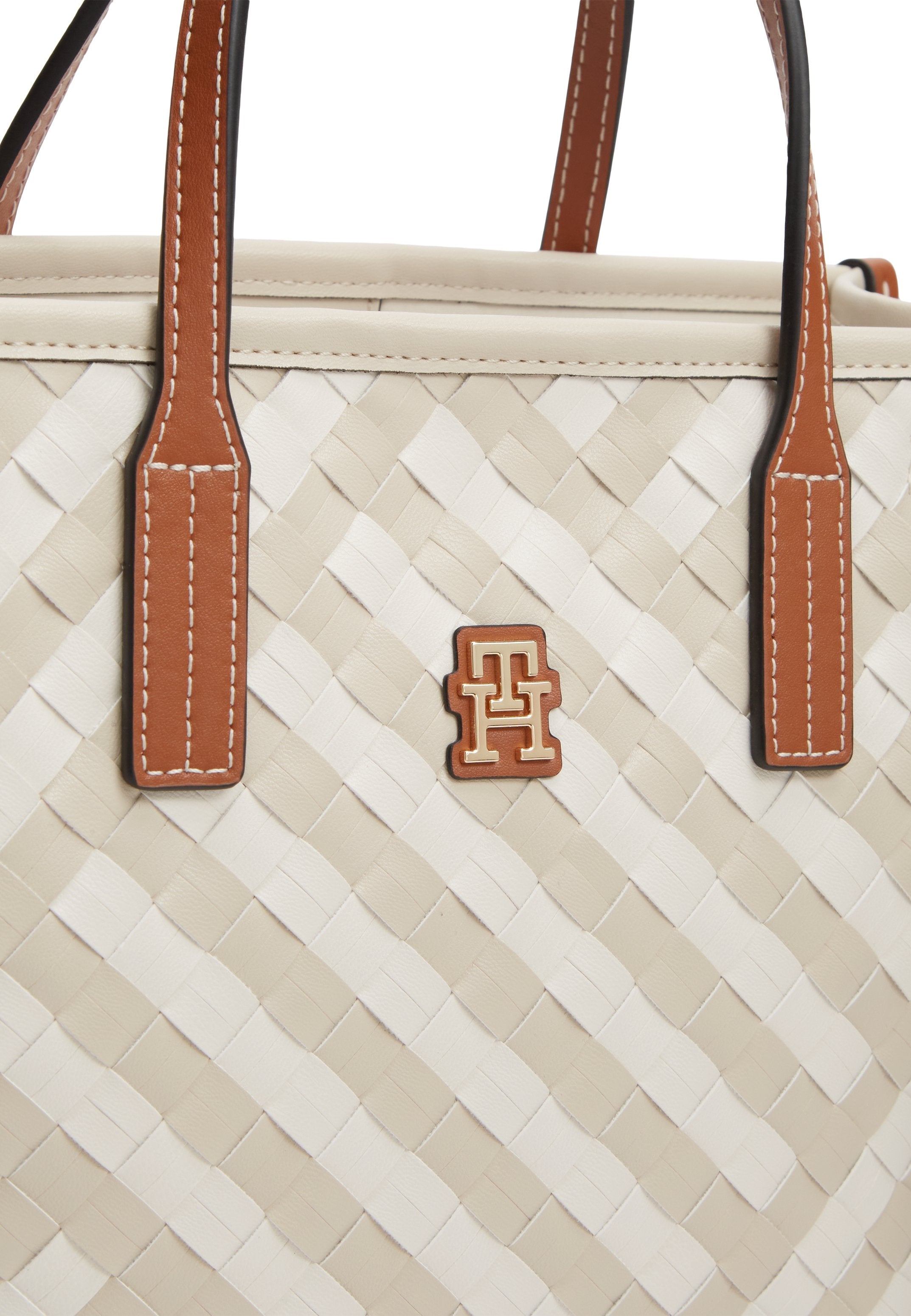 CITY WOVEN CROSSBODY TOTE BAG - Handbag - neutral mix