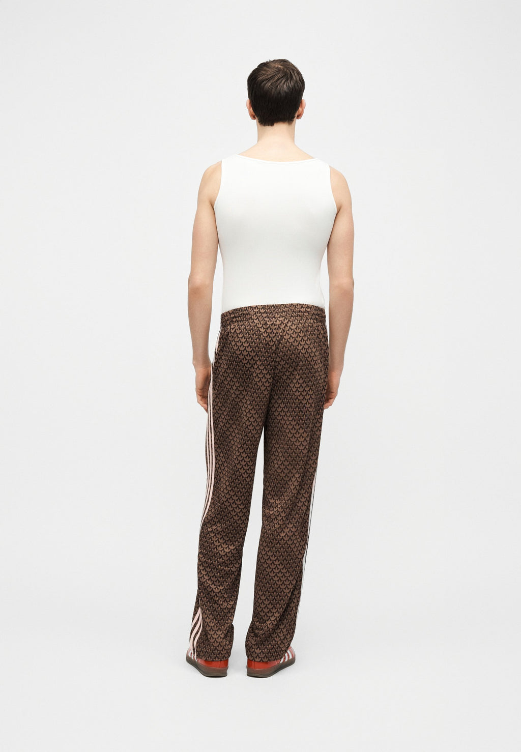 FIREBIRD MONOGRAM - Bas de survêtement - aurora coffee/earth strata/sandy pink
