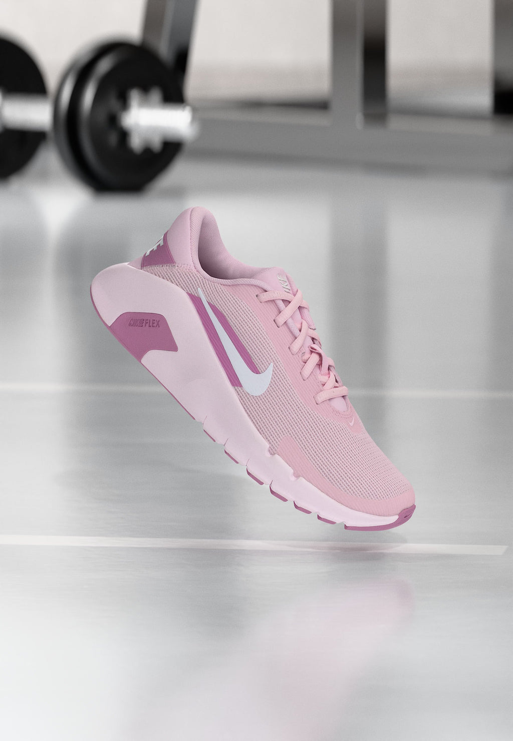 FLEX - Chaussures d'entraînement - mousse rose/blanc/rose perle/pivoine