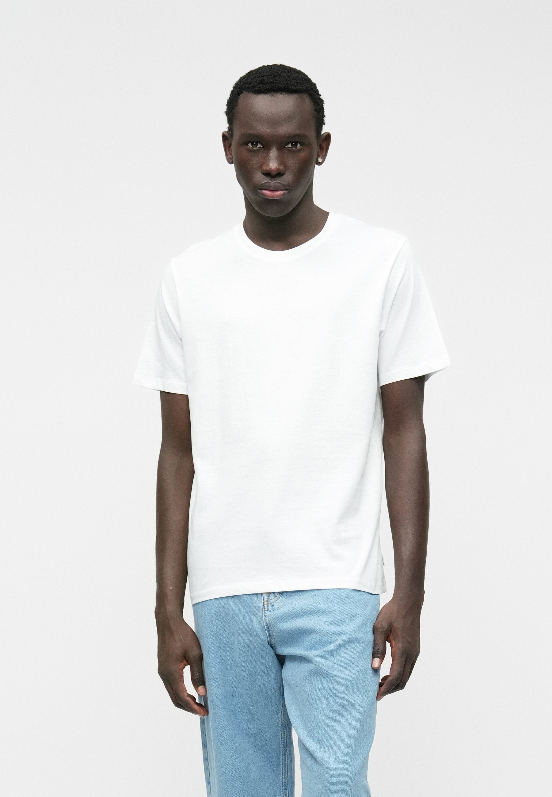 JJEORGANIC BASIC TEE O NECK 5 PACK - Basic T-shirt - black/white