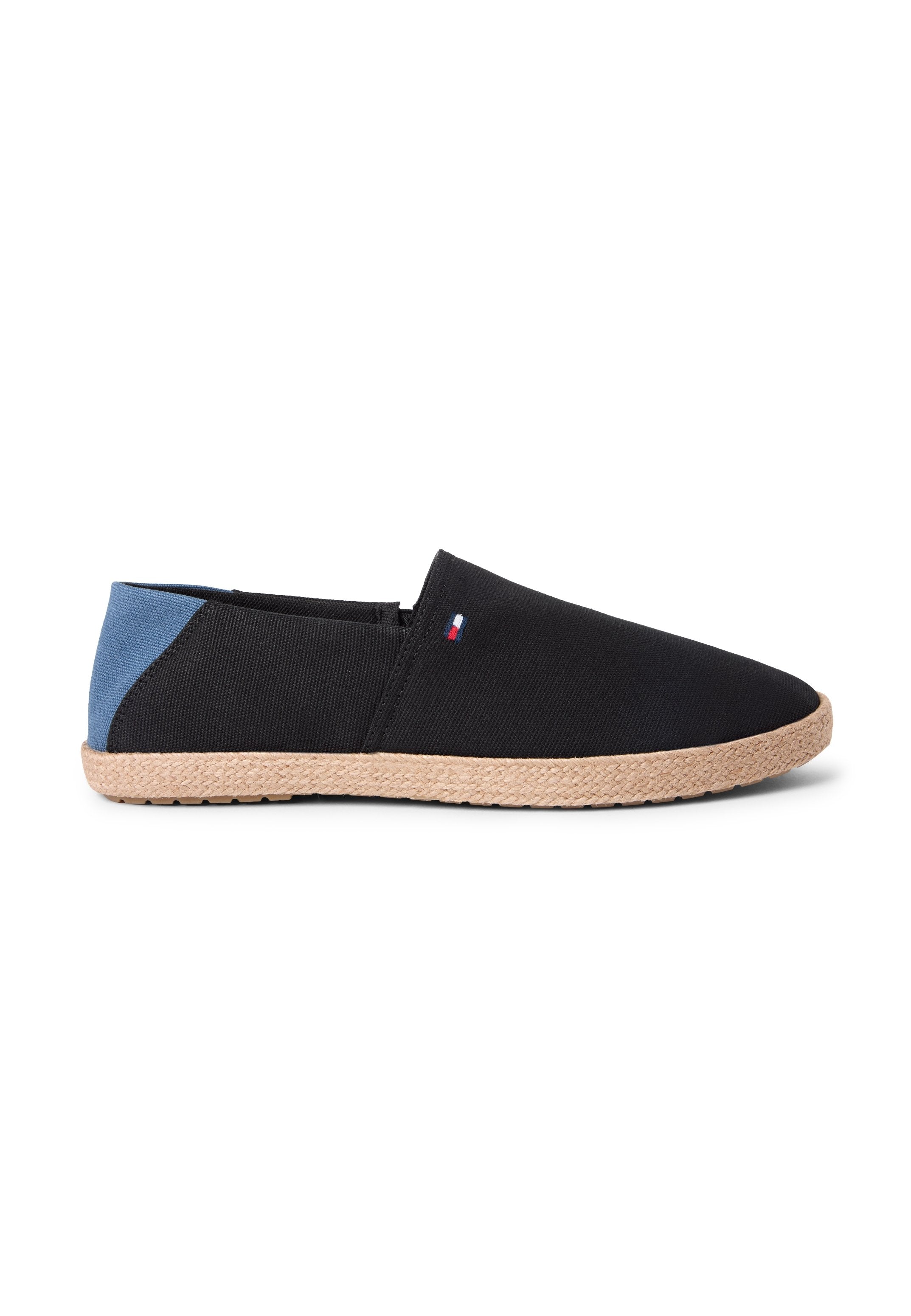 FLAG EMBROIDERY CANVAS ESPADRILLES - Espadrilles - black
