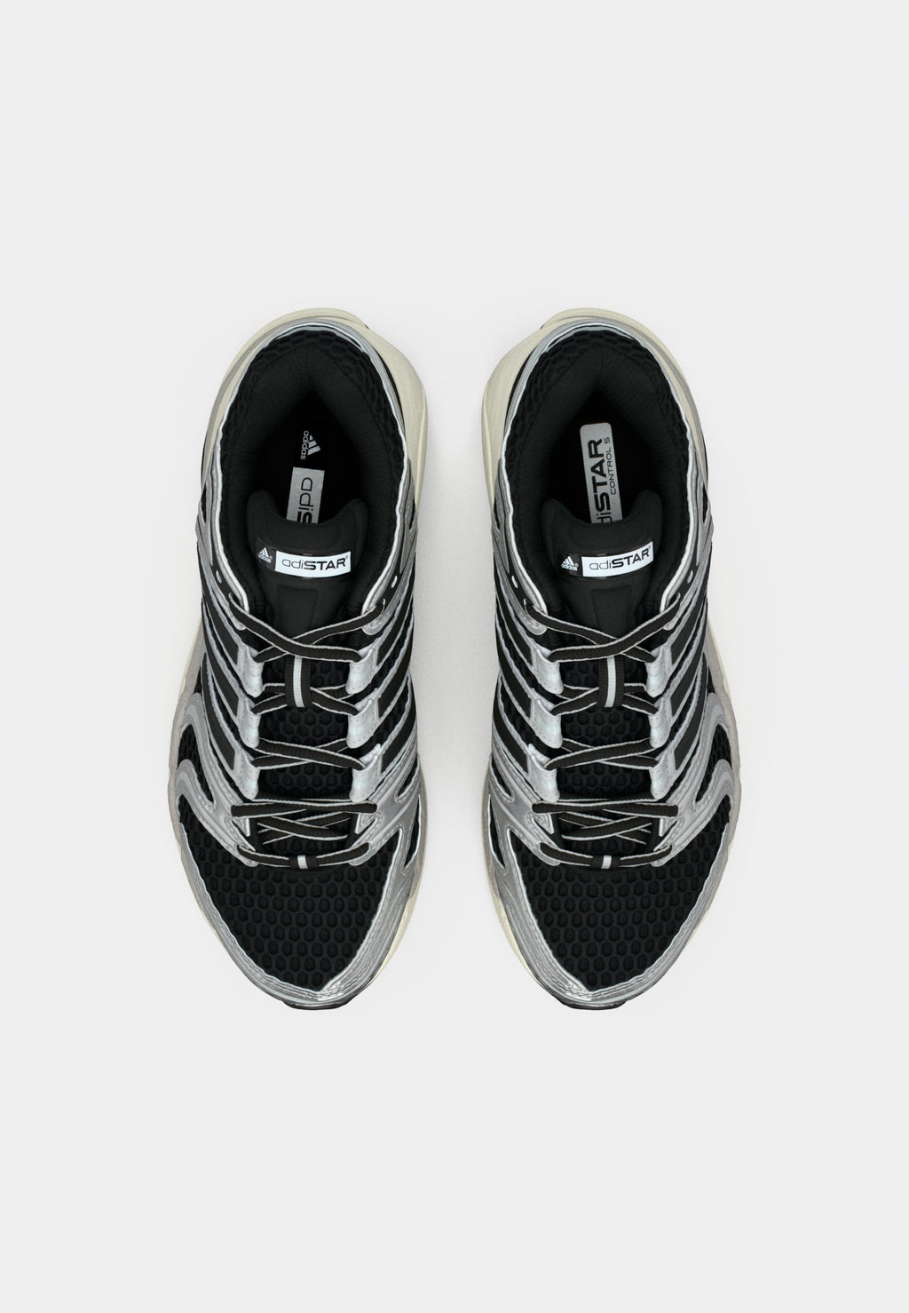 ADISTAR CONTROL 5 UNISEX - Trainers - core black/silver-coloured metallic/grey one