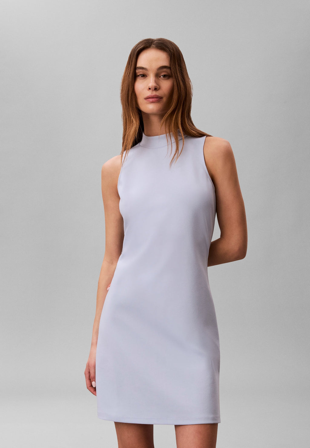 INTERLOCK - Jersey dress - breezy blue