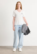 MONOLOGO TEE 2 PACK - Basic T-shirt - white / heroic grey heather